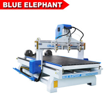Jinan bleu éléphant rotogravure cylindre 4d bois art travail cnc machine de gravure avec coût économique